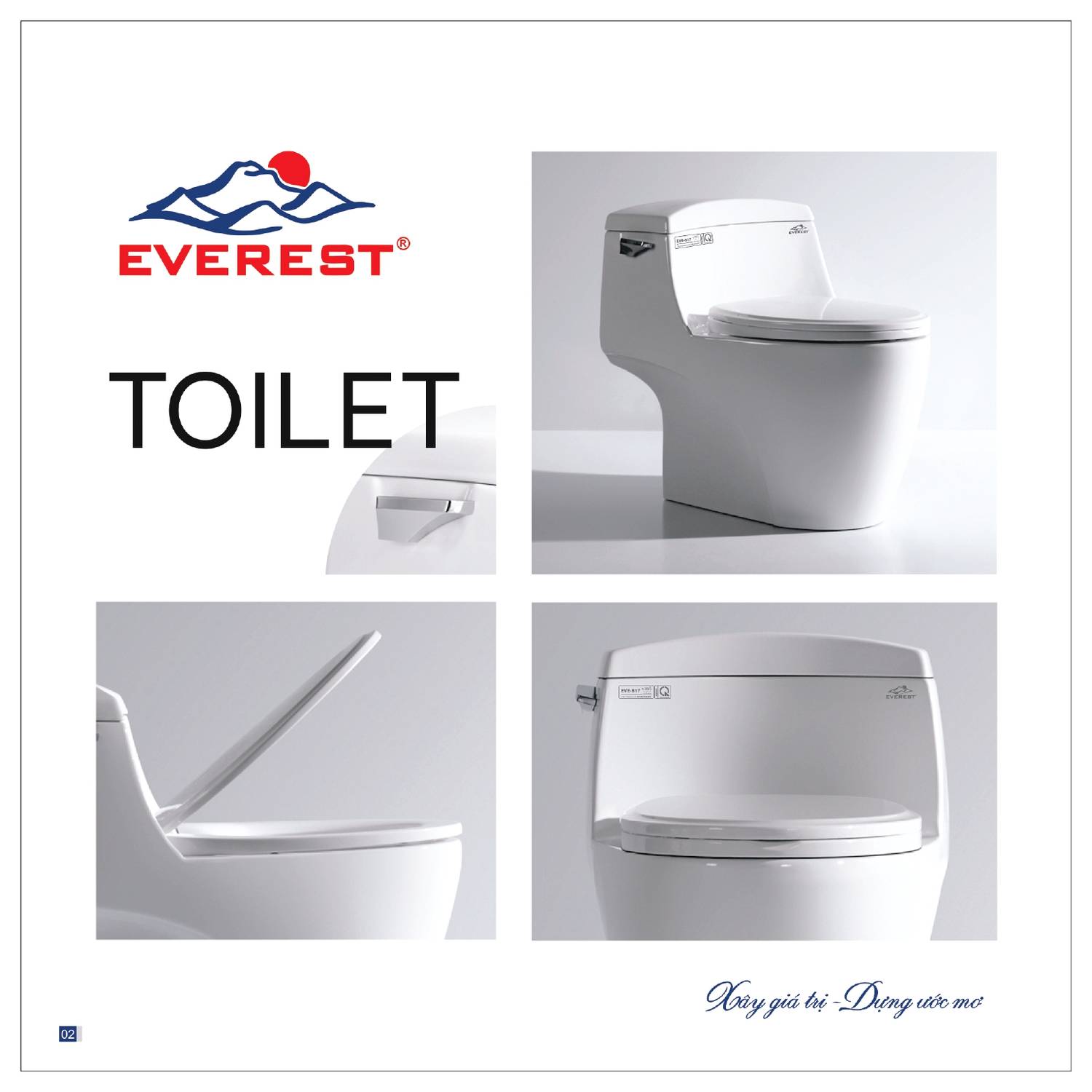 Thiết bị vệ sinh EVEREST Catalogue và Bảng giá mới nhất 2025 /Page 2
